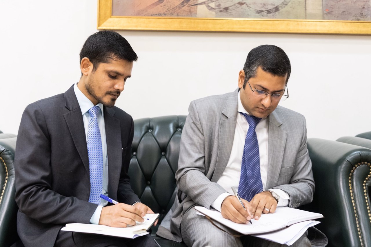 ڈاکٹر محمد العیسی نے مملکت میں جمہوریہ ہند کے سفیر جناب اوصاف سعیدسےملاقات کی