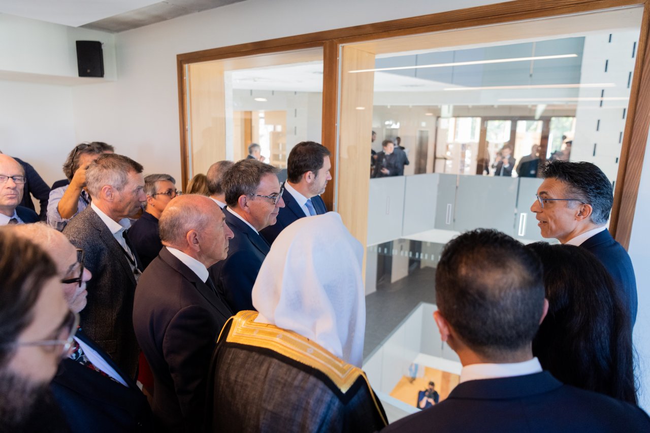 HE Dr. Mohammad Alissa : At the inauguration ceremony of the French Institute of Islamic Civilization in Lyon, France