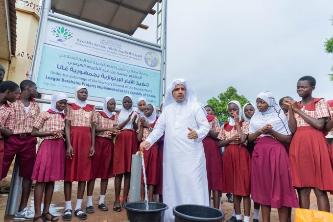 Last year, the Muslim World League dug thousands of wells in Ghana