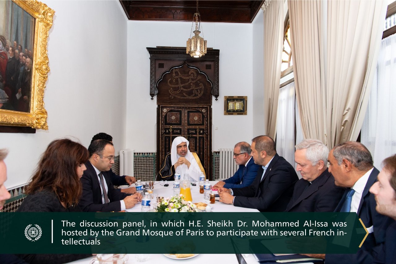 One of the most historic mosques in Europe, the Grand Mosque of Paris, hosts His Excellency Sheikh Dr. Mohammed Al-Issa for an extensive discussion panel with several French intellectuals