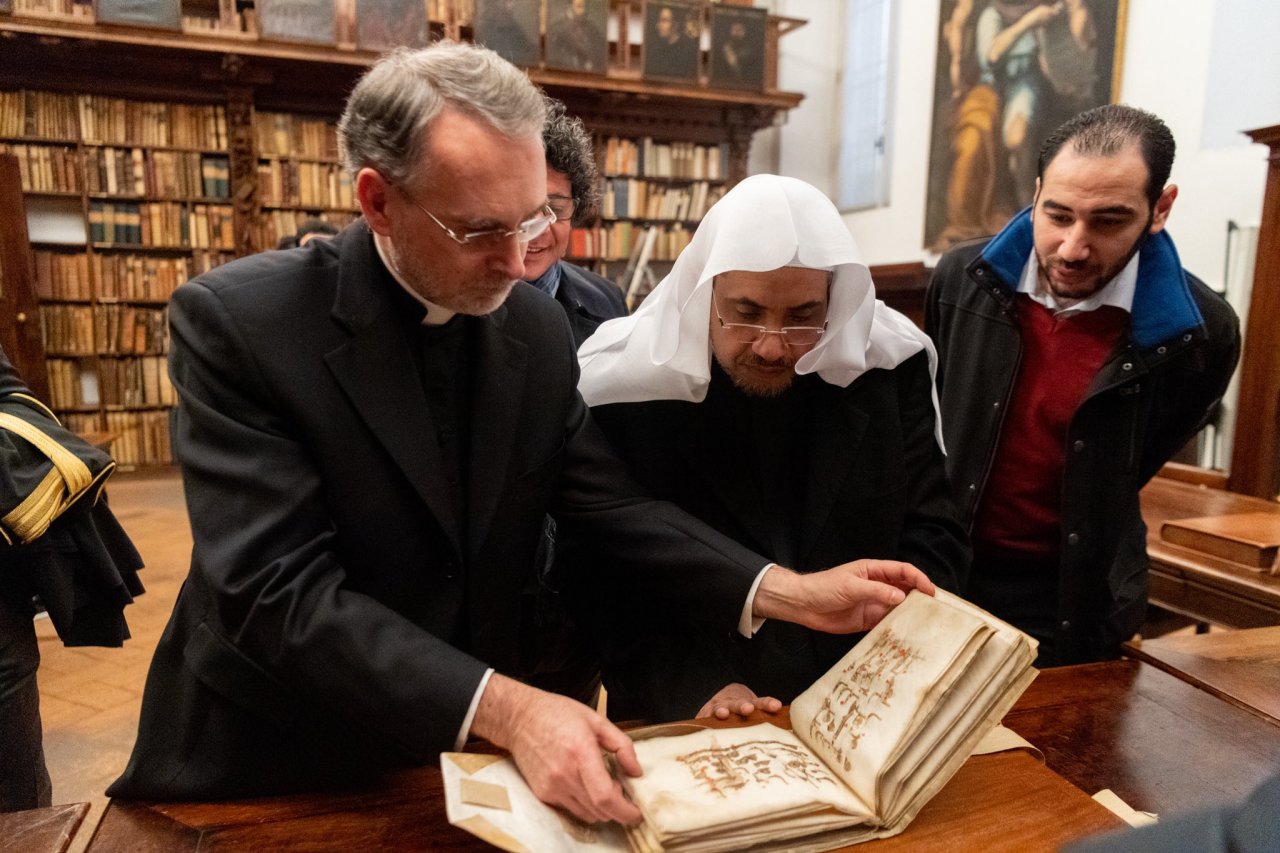 This week, HE Dr. Mohammad Alissa visited the historic Ambrosian Library Ambrosiana 1609 in Milan