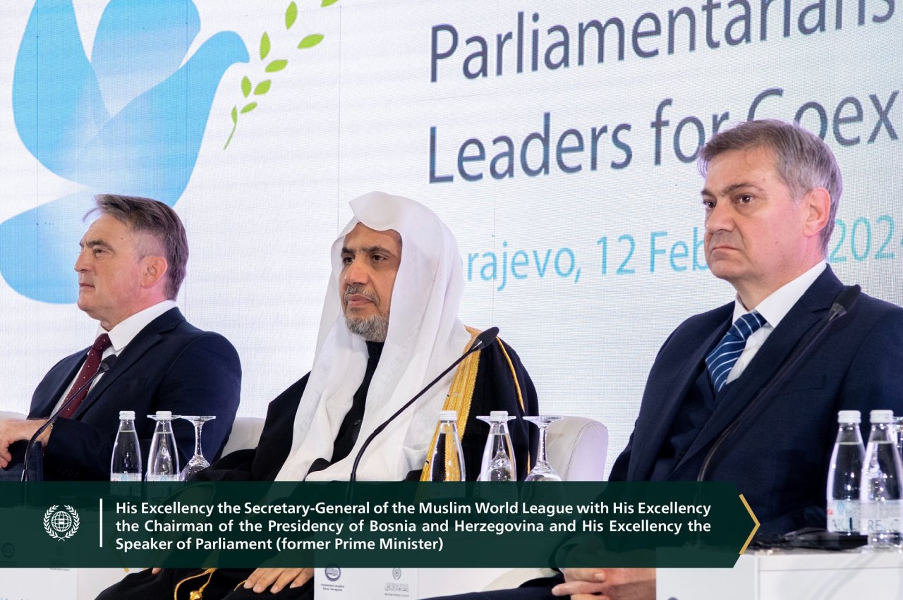 His Excellency Sheikh Dr. Mohammed Al-Issa, Secretary-General of the MWL and Chairman of the Organization of Muslim Scholars, joined the Bosnian president in opening the regional conference
