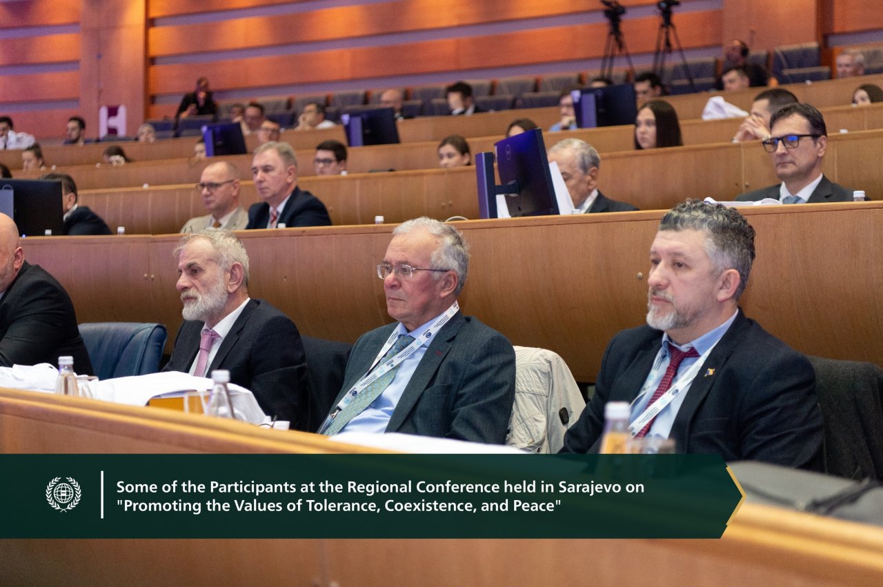 His Excellency Sheikh Dr. Mohammed Al-Issa, Secretary-General of the MWL and Chairman of the Organization of Muslim Scholars, joined the Bosnian president in opening the regional conference