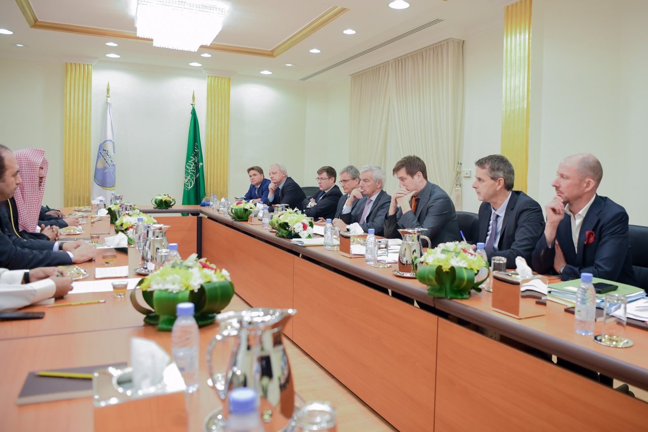 His Excellecy the Secretary General received at his Riyadh Office a high ranking Belgian delegation comprising several government agencies