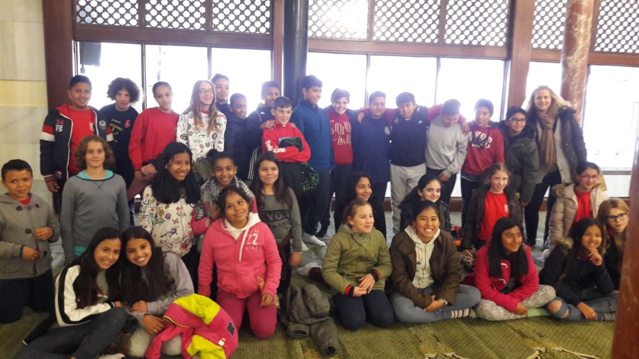 A school visit to the Islamic Cultural Center in Madrid