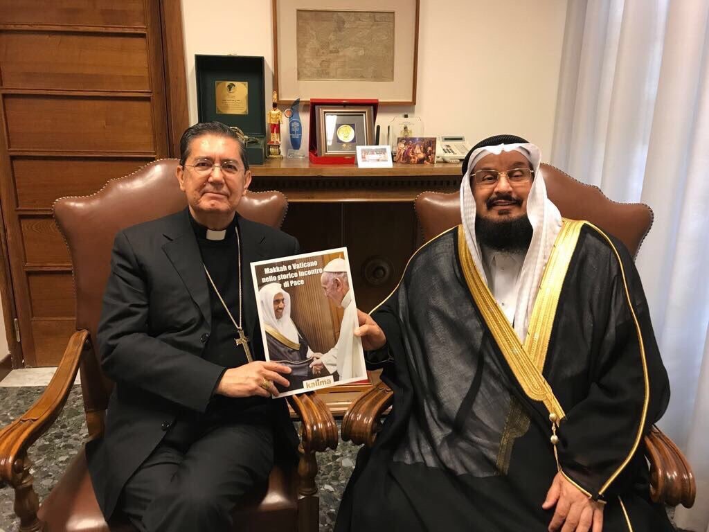 Within the Joint Coordinating Committee program approved by the MWL's SG &amp; the Vatican Interfaith Dialogue Pontifical Council, a draft of understanding prepared