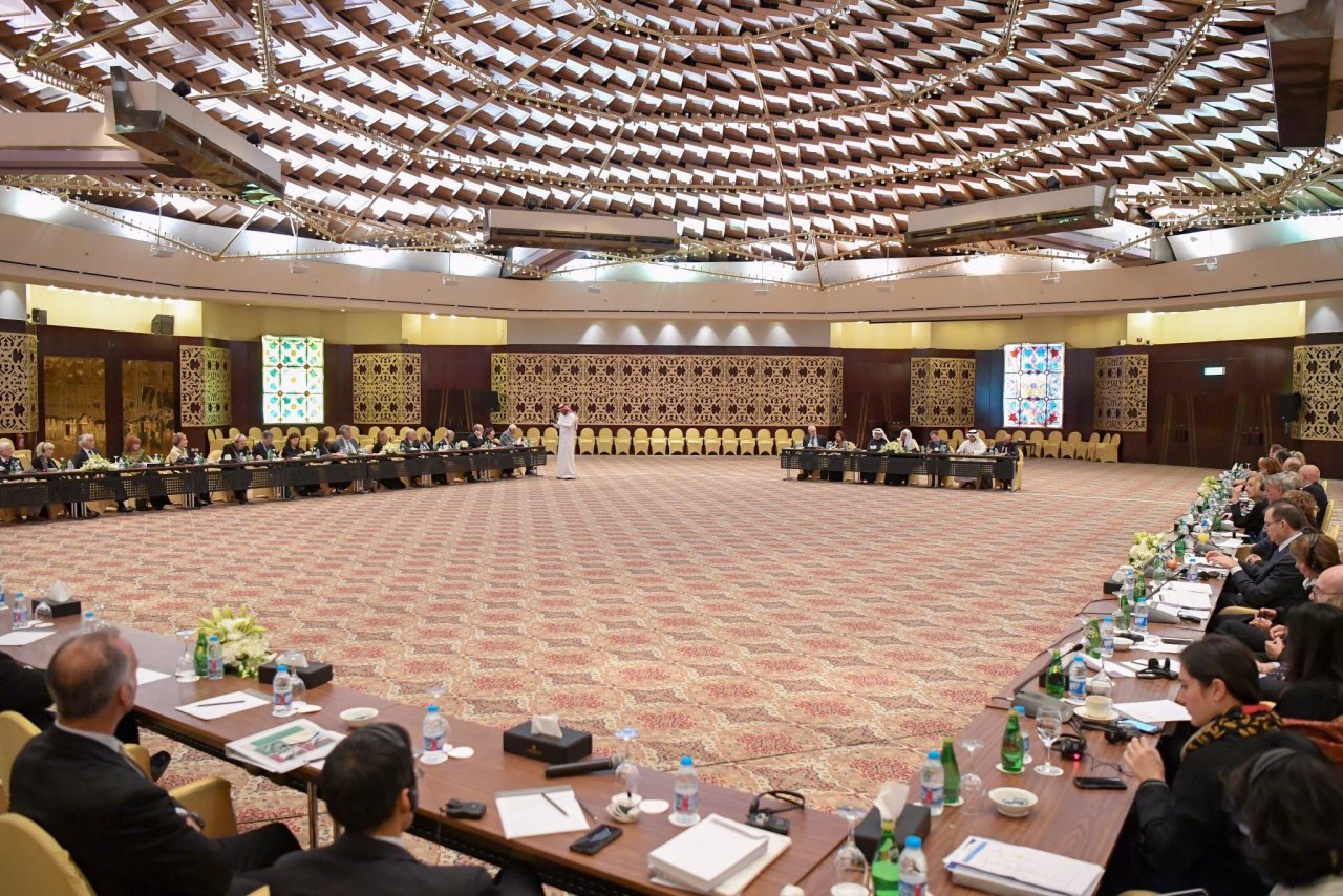 His Excellency the Secretary-General held a comprehensive dialogue in Riyadh today with members of the Washington Institute for Near East Policy in the United States of America