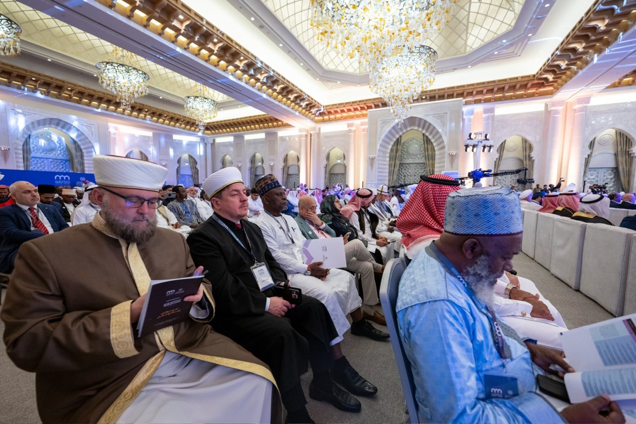 His Excellency Mr. Hissein Brahim Taha, the Secretary General of the Organization of Islamic Cooperation, at the inaugural session of the second edition of the Global Conference: