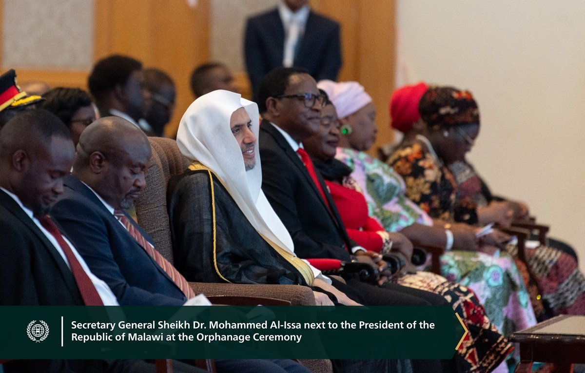 In tribute to the sponsorship of 6,000 orphans by the Muslim World League, the organization inaugurated its orphan programs in the Republic of Malawi.