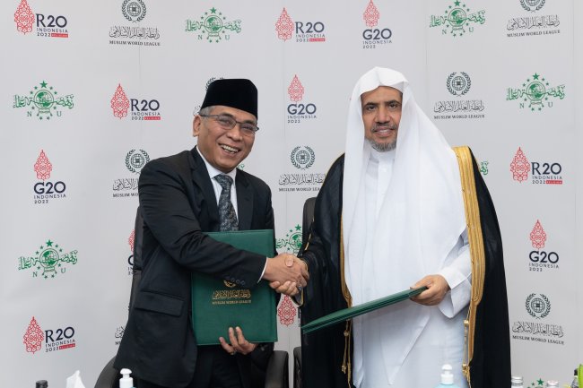 L’Organisation "Nahdat al-Ulama" la plus grande organisation islamique d'Indonésie a choisi #MohammadAlissa pour coprésider le premier sommet des religions (R20) du G20