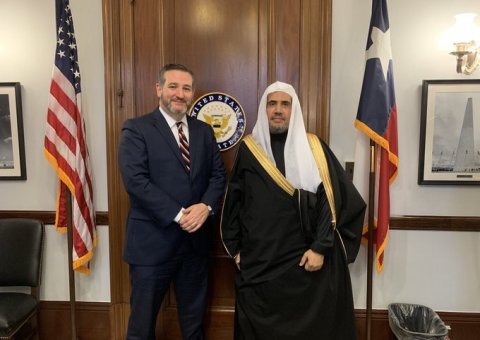 عزت مآب شیخ ڈاکٹر محمد العیسی نے امریکی سینیٹر اورسابقہ صدارتی امیدوار ٹیڈ کروز سے ملاقات کی