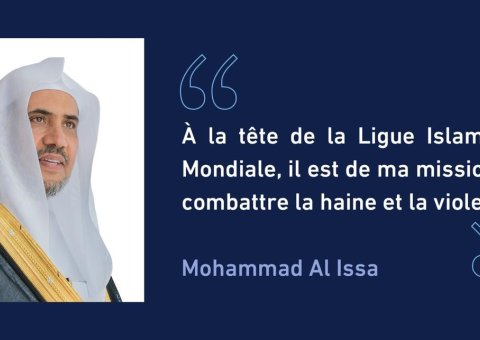 À la tête de la Ligue Islamique Mondiale , la mission de Mohammad Alissa a toujours été de combattre les forces de la haine et de la violence.