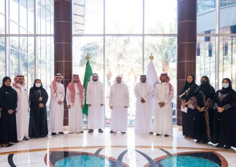 The Muslim World League hosted a student delegation from the Prince Saud Al-Faisal Institute for Diplomatic Studies