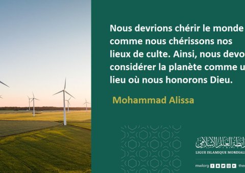 Alors que des discussions politiques autour du changement climatique se multiplient, Mohammad Alissa considère nécessaire d’inclure la religion dans ces débats.