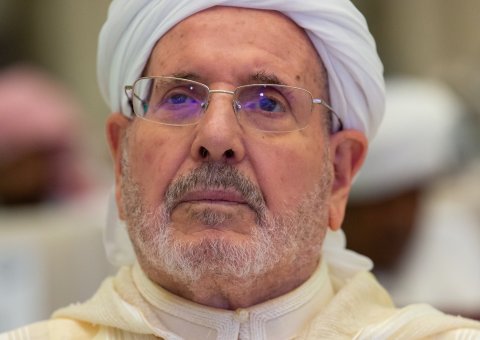 Cheikh BouAbdallah RoulemAllah, Président du  Haut Conseil islamique en Algérie durant le Congrès Paris Solidarité Paix qui a donné les accords de la famille abrahamique.