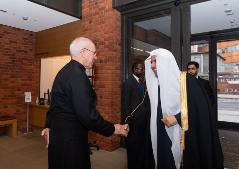 HE Justin Welby, Archbishop of Canterbury, hosted HE Sheikh Dr.Mohamma Alissa, the SG of the MWL, for lunch at Lambeth Palace, London