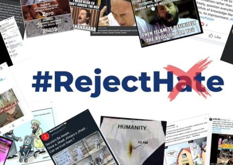 La LIM a lancé une campagne Reject Hate pour en terminer avec les discours de haine sur les réseaux sociaux. 
