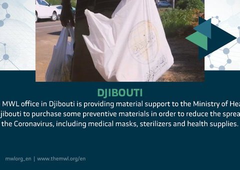 In Djibouti, the Muslim World League provided material support to the Ministry of Health