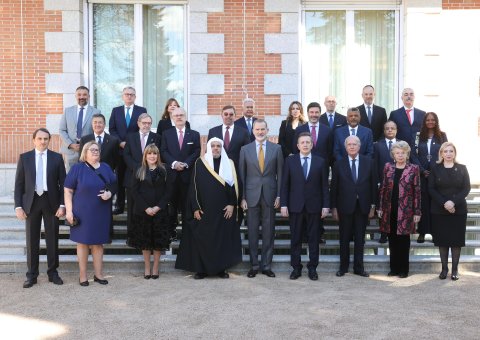 In a special bilateral meeting, His Majesty King Felipe VI of Spain was honored to host His Excellency Sheikh Dr. Mohammed Al-Issa, Secretary-General of the Muslim World League (MWL) as a distinguished guest of honor