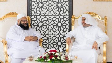 H.E. Dr. Mohammad Al-Issa receives Ulema Council President 