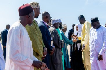 His Excellency arrives in Gambia
