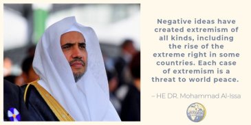 The Muslim World League encourages everyone to tackle these ideas and seek a more peaceful future for all