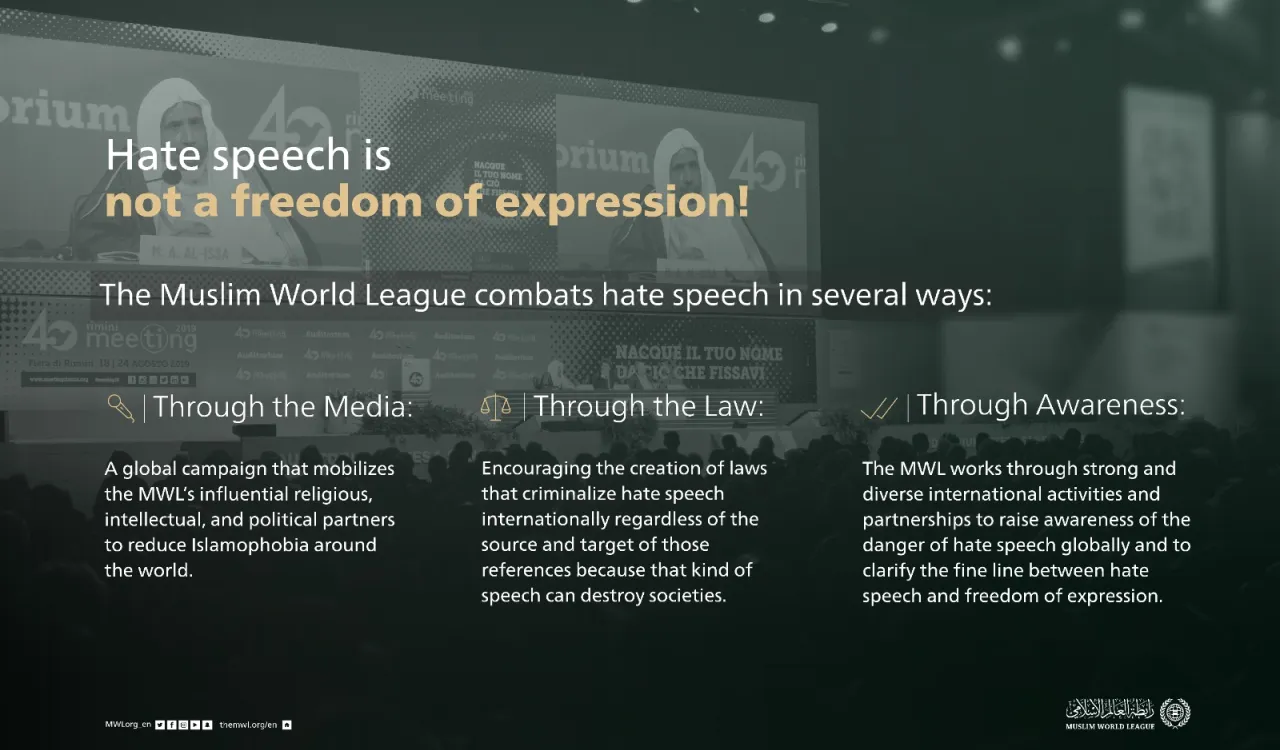 Hate speech is not freedom of expression! 