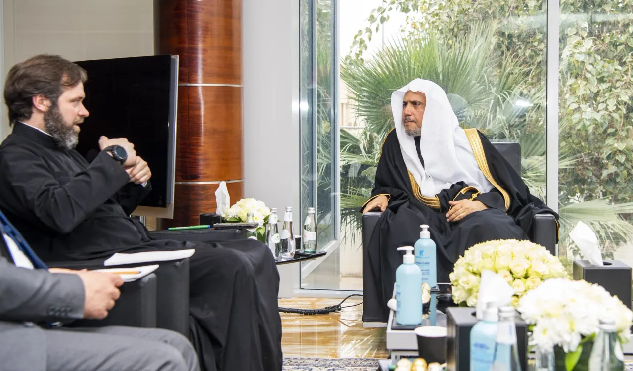 ڈاکٹر محمد العیسی نے آج ڈاکٹر گریگروی میٹرو سو،صدرپیٹرک کونسل برائے اسلامی تعلقات روس سے ملاقات کی