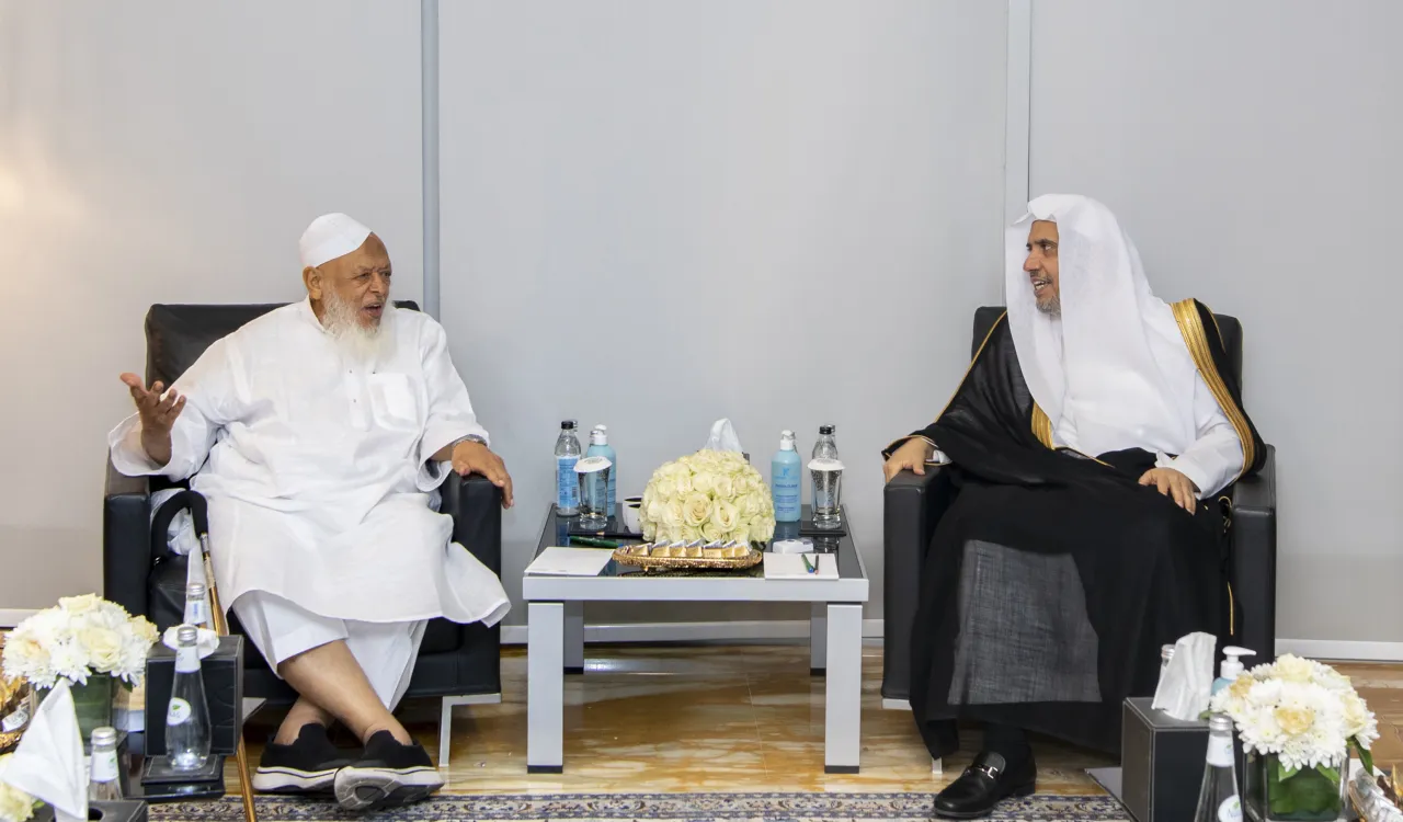 Mohammad Alissa a reçu le président de l’association des savants indiens, cheikh Arshad Madani, et la délégation qui l’accompagnait