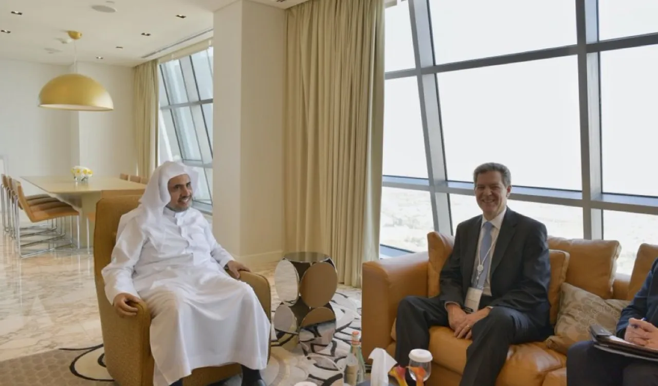 HE the SG Sheikh Dr. Mohammad Alissa received yesterday the US Ambassador for Religious Freedoms, 