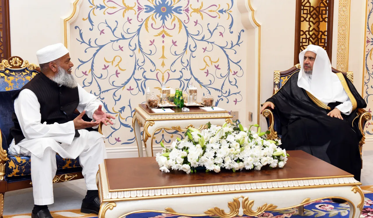 سیکرٹری جنرل رابطہ اور چیئرمین مسلم علماء کونسل عزت مآب شیخ ڈاکٹر محمد العیسی نے مکہ مکرمہ  میں رابطہ کے مرکزی دفتر میں نیوزی لینڈ کے مفتی اعظم شیخ محمد عامر فیض الرحمن سے ملاقات کی