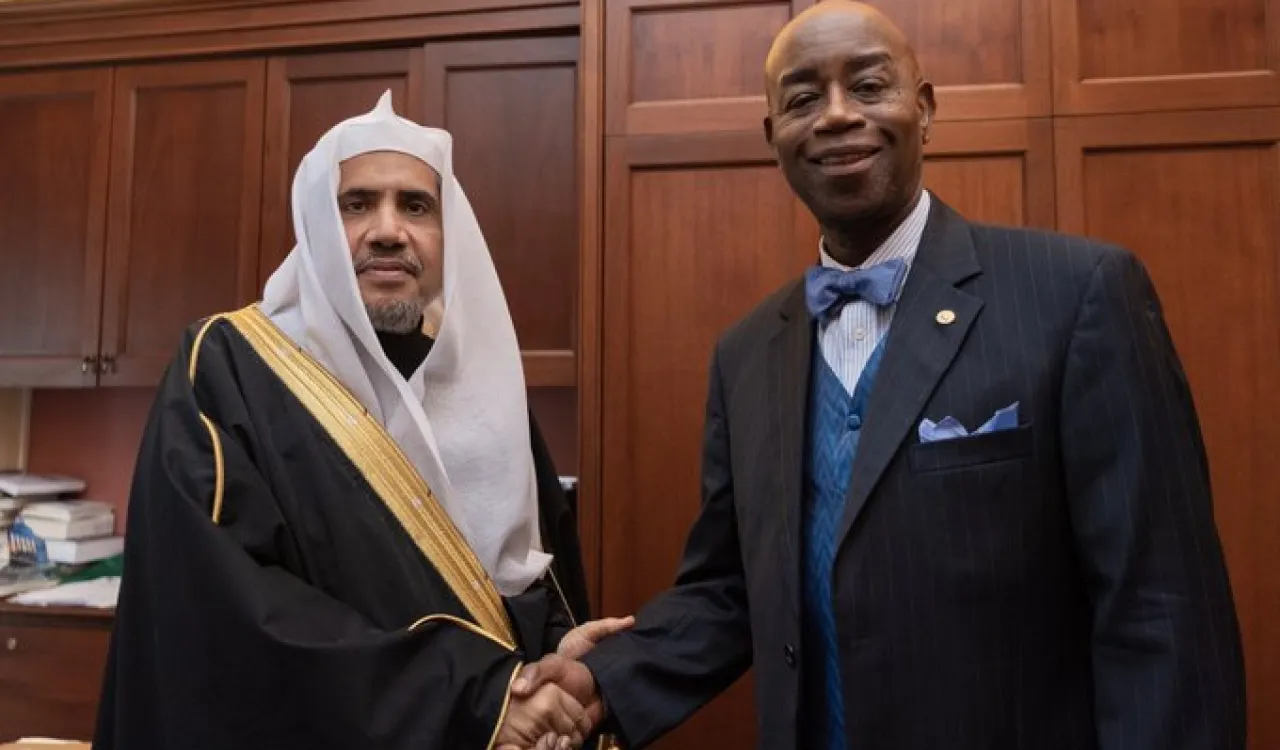 In Washington, HE Dr. Mohammad Alissa met with Senate Chaplain Barry Black