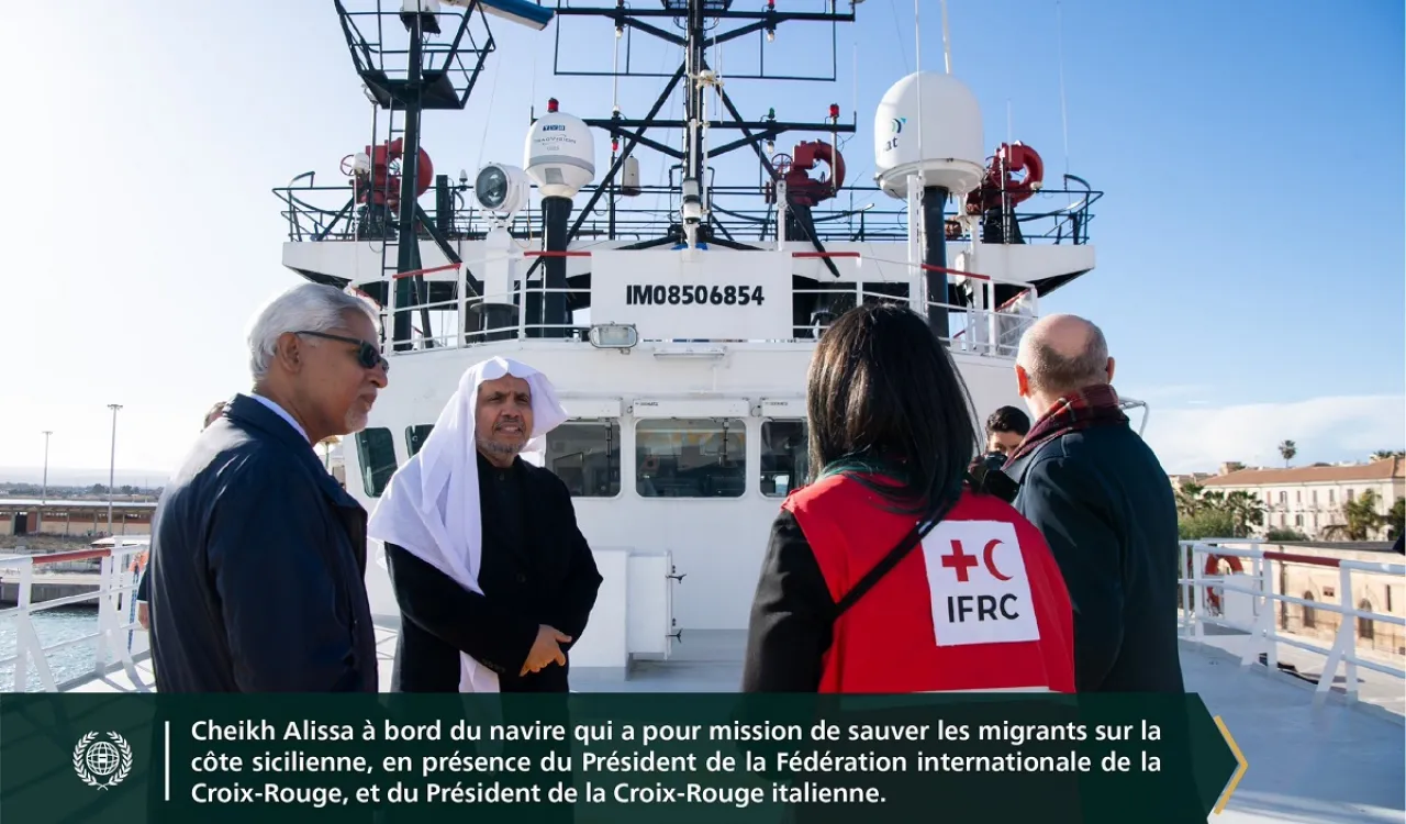 Le premier événement du genre : Confirmant le partenariat stratégique à bord de l'Ocean Viking, le navire humanitaire le plus renommé au monde :