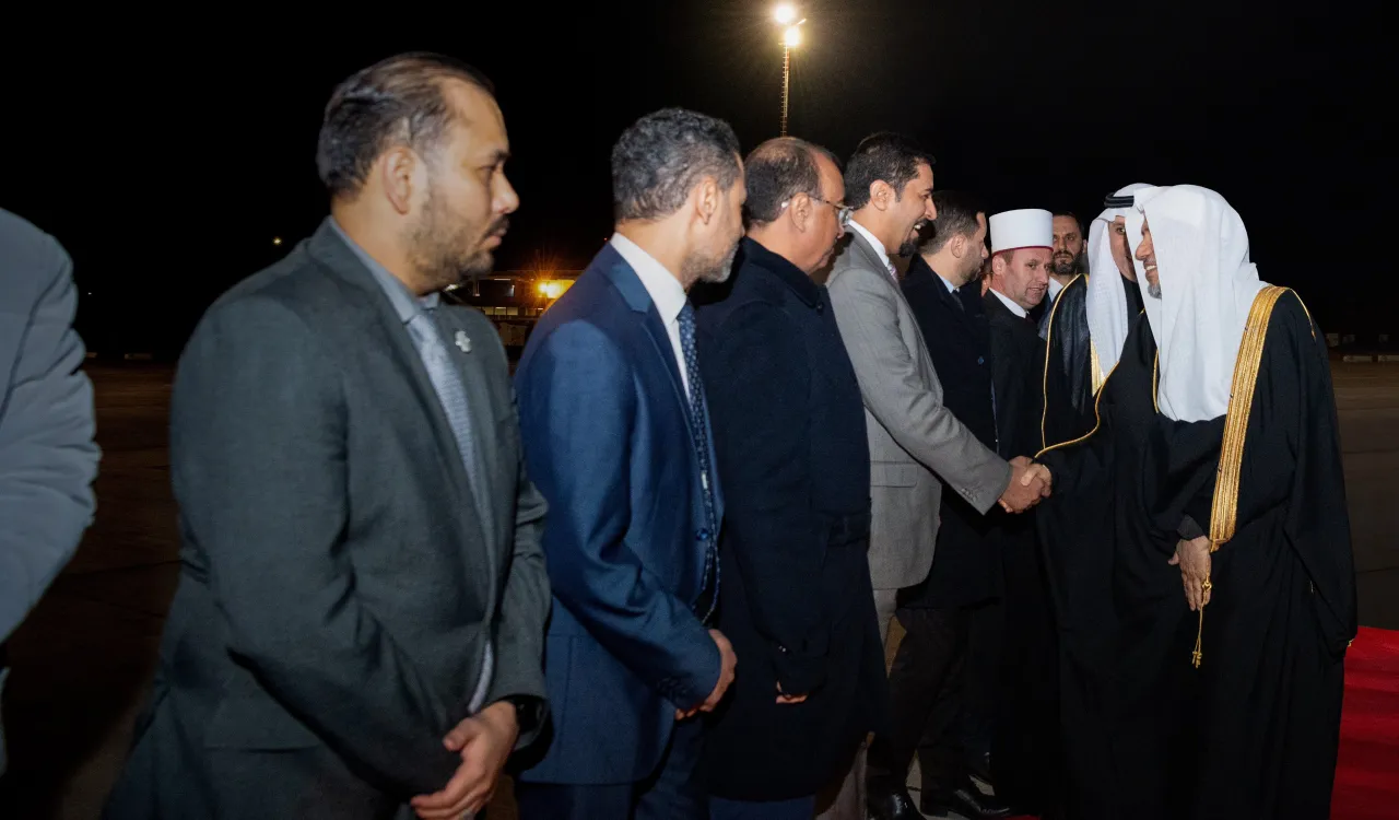 رابطہ عالم اسلامی اپنے مشن اور مقاصد کی تکمیل میں: سیکرٹری جنرل عزت مآب شیخ ڈاکٹر محمد العیسی البانیہ کے دار الحکومت تیرانا پہنچے