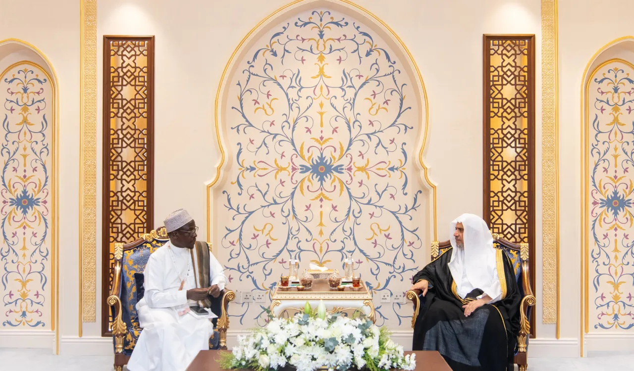 His Excellency Sheikh Dr. Mohammed Al-issa, Secretary-General of the MWL and Chairman of the Organization of Muslim Scholars, met with His Excellency Al-Hajj Hassan Ole Naado, Chairman of the Supreme Council of Kenya Muslims