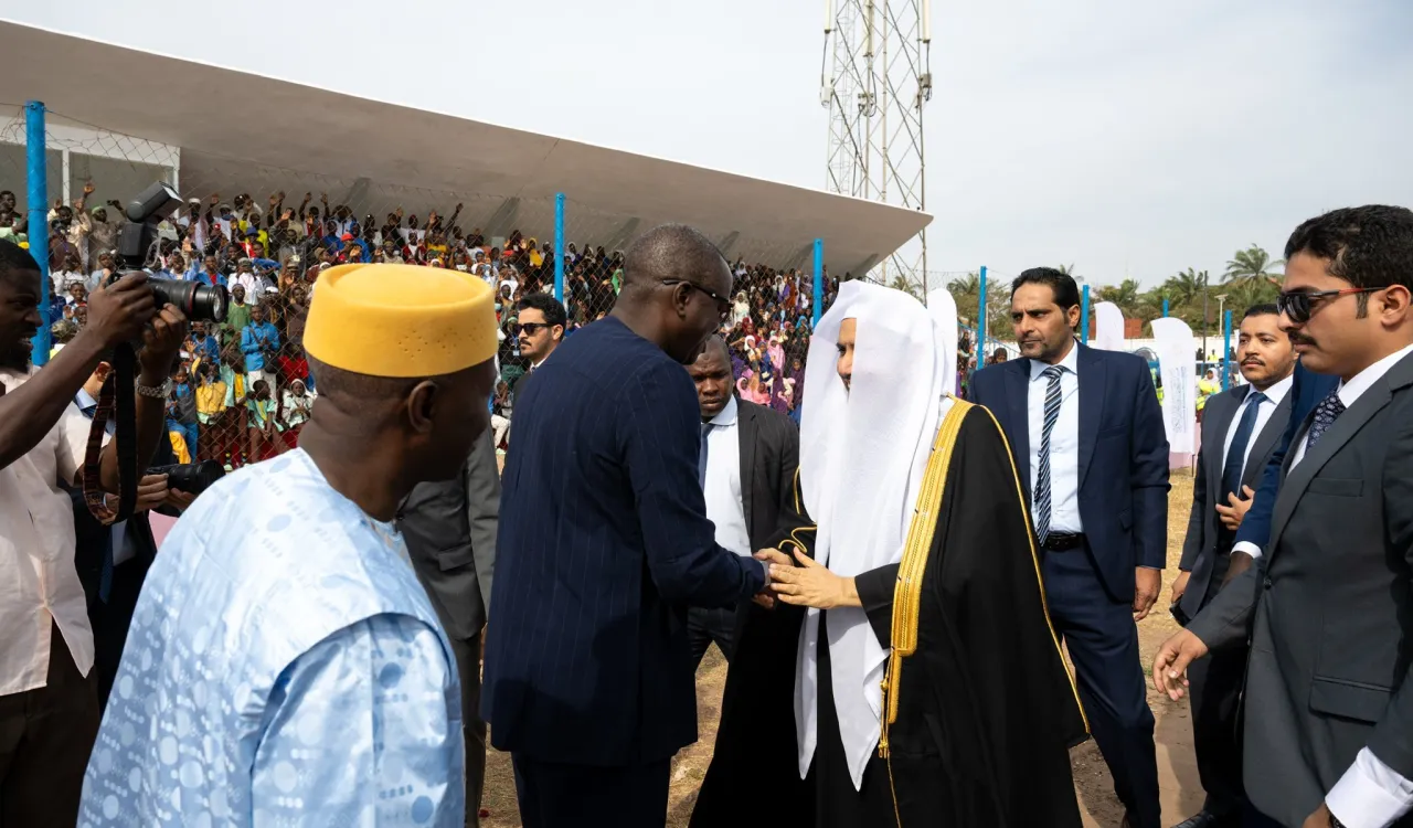 Under the patronage of His Excellency the President of Guinea-Bissau, in the largest Quranic gathering of its kind in West Africa:
