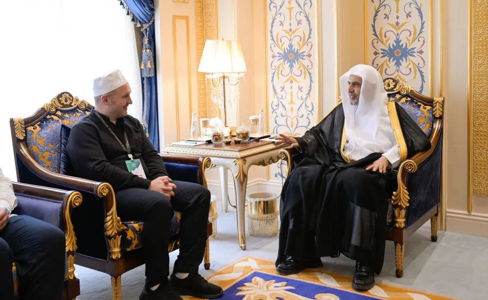 ‏استقبل معالي الأمين العام، رئيس هيئة علماء المسلمين، فضيلة الشيخ د. محمد العيسى‬⁩ ‬⁩، سعادةَ السيد أوميت فورال، رئيسَ الهيئة الإسلامية الرسمية في النمسا