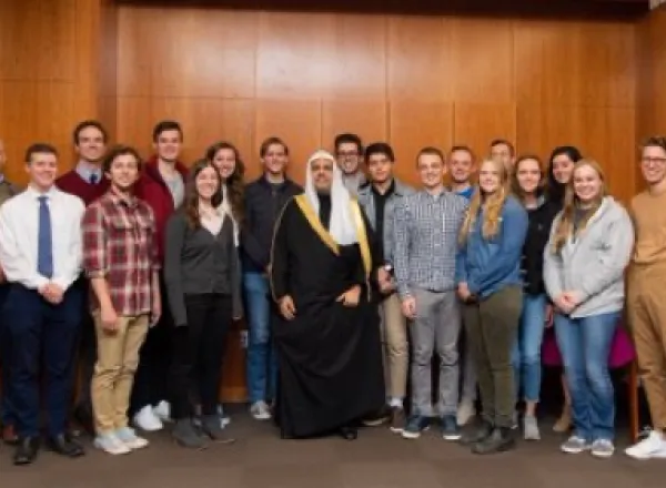 HE Dr. Mohammad Alissa addressed students at BYU Kennedy Center in Utah