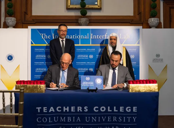 MWL Partners with Columbia University to Launch International Interfaith Lab