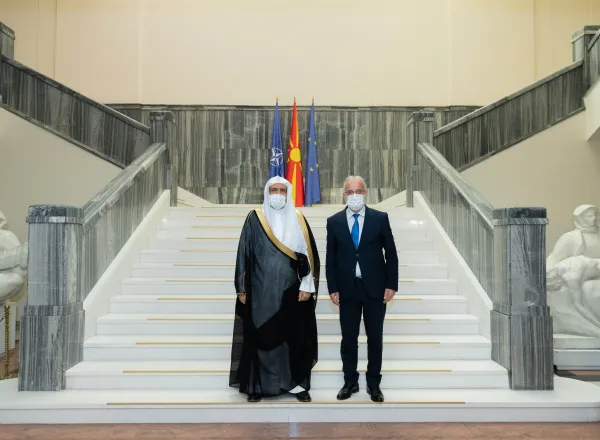Le Président du Parlement de Macédoine du Nord, Talat Shaveri a reçu aujourd’hui Mohammed Alissa au Parlement.