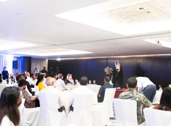 H.E. Dr. Mohammad Alissa gave a lecture on ways to combat extremism &amp; terrorism intellectually &amp; electronically