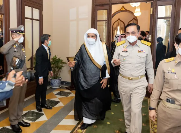 Une visite qualifiée par la communauté thaïlandaise et la communauté islamique d'historique dans ses objectifs et son programme