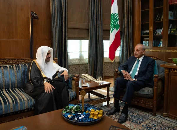 الرئيس نبيه بري يستقبل الأمين العام لرابطة العالم الإسلامي