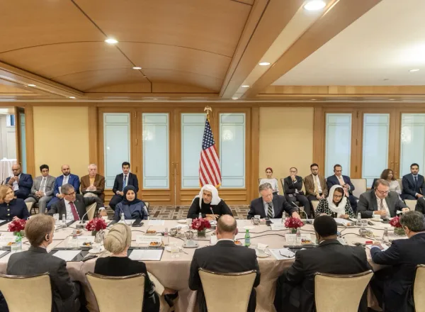 HE Dr. Mohammad Alissa engaged with leaders committed to collaborating on the most challenging problems facing society today to build a better future for all