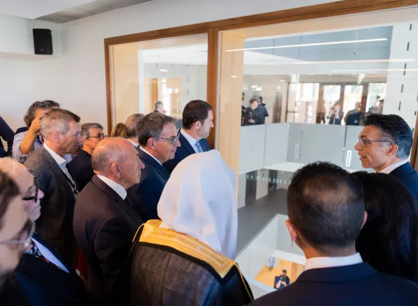 HE Dr. Mohammad Alissa : At the inauguration ceremony of the French Institute of Islamic Civilization in Lyon, France