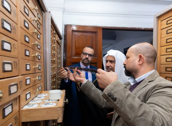 Dans le cadre de sa visite en Egypte :