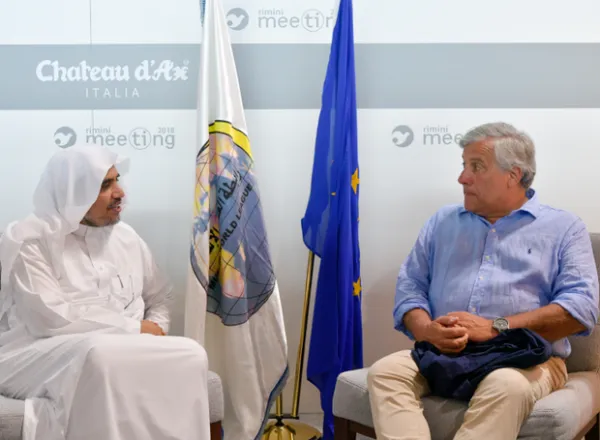 In 2019, HE Dr. Mohammed Alissa attended the "Friendship Among Peoples" Conference in Rimini, Italy