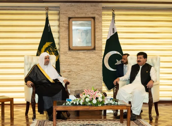 Pakistan’s Senate Speaker to Al-Issa: Your key role in correcting concepts about Islam is strong and effective in alleviating “Islamophobia”