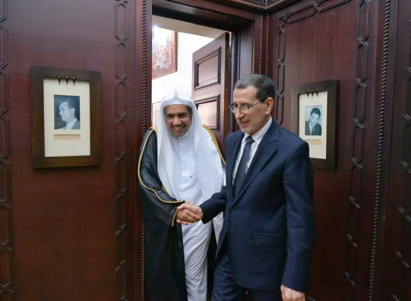 Le chef du gouvernement marocain, D. Sard Dine Othmani reçoit le SG de la Ligue