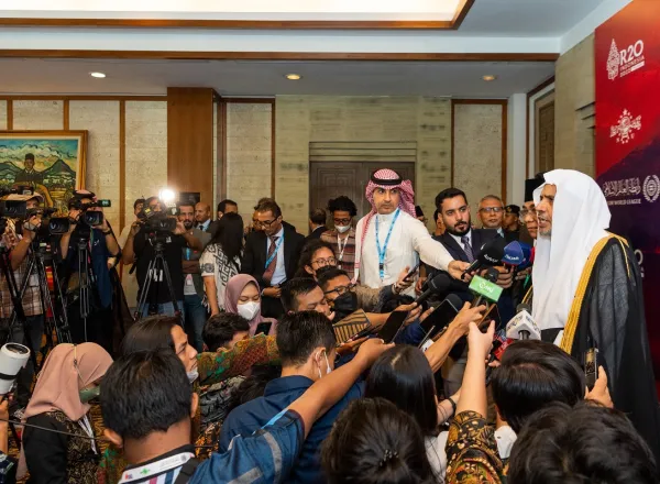 With the support and participation of the Indonesian President: Dr. Al-Issa approves the G20 presidency to establish the "R20" platform as the 1st official group for G20’s interfaith communication